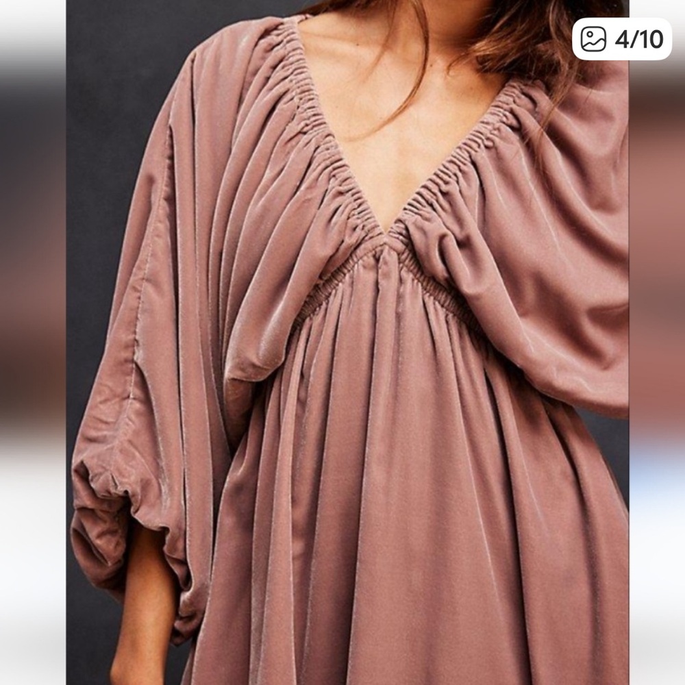 Free People Portia Velvet Dress